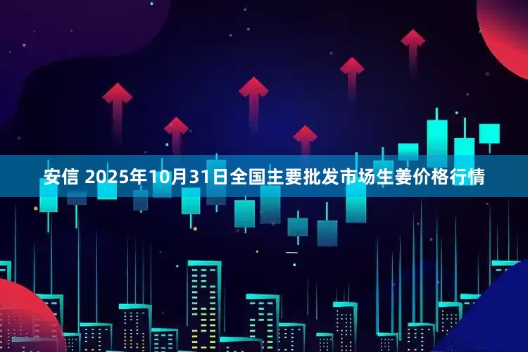 安信 2025年10月31日全国主要批发市场生姜价格行情